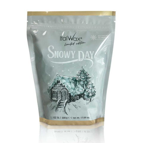 Воск горячий (пленочный) ITALWAX Limited edition Снежный день, 500 гр.
