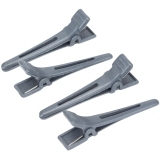 CL2501CBN Зажим двойной черный, карбон 4,5 см, 1 шт.