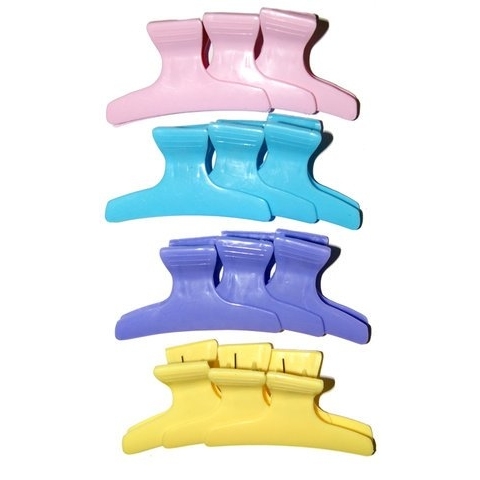 CL2202 Зажим "бабочка" цветной, 8 см, 1 шт.