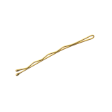 НАБОР LUX 1.2 Гребень карбоновый + невидимки Ставвер карбон золотистые 70 мм 24 шт/упак*2