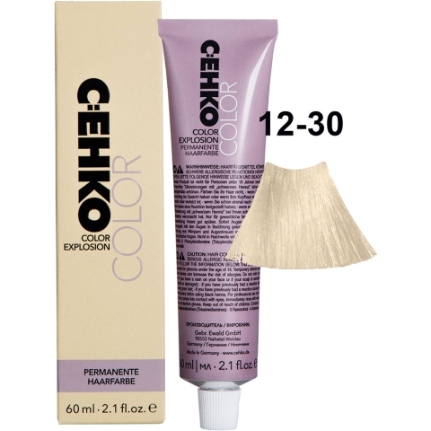 ЦЕКО 12/30 Золотисто-платиновый блондин, 60 мл exp.