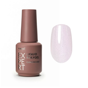 240/18 RuNail Expert Жидкий полигель с шиммером, 18 мл.