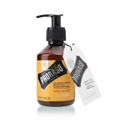 PRORASO Шампунь для бороды WOOD AND SPICE, 200 мл.
