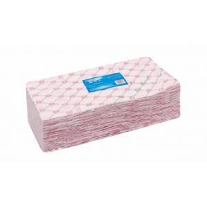 Полотенце малое White line 35*70 пачка розовый спанлейс (№100 шт) вакумпак