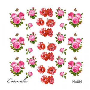 Слайдер дизайн 654 Розы розовые