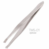 Cosmake TWS-01 Пинцет серебро прямой