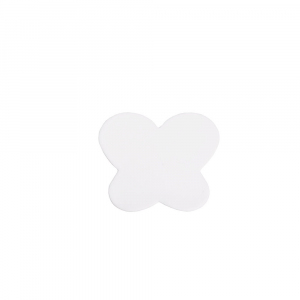 Силиконовый коврик POLE для дизайна ногтей,Бабочка,белый