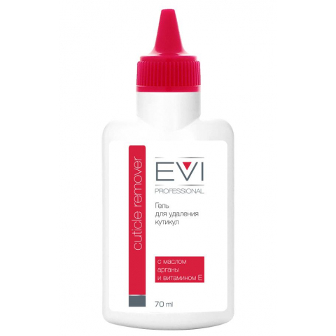 EVI Гель для удаления кутикулы с маслом арганы и витамином Е 70 мл.