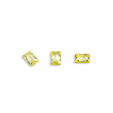 Кристаллы для объемной инкрустации POLE-багет №1 желтый,10шт/уп.
