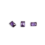 Кристаллы для объемной инкрустации POLE-багет №1 фиолетовый,10шт/уп.