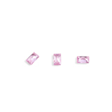 Кристаллы для объемной инкрустации POLE-багет №3 розовый,10шт/уп.
