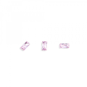 Кристаллы для объемной инкрустации POLE-багет №4 розовый,10шт/уп.