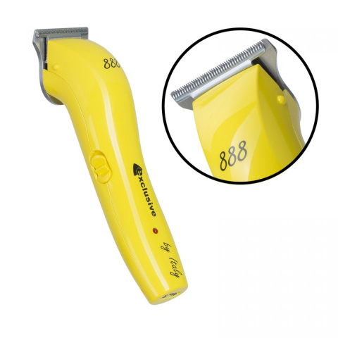RIFF 888/ж Профессиональная машинка для стрижки волос "Exclusive by Italy" желтая