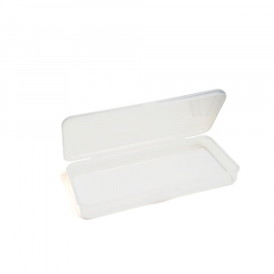 Пластиковый контейнер POLE прямоугольный пенал, прозрачный