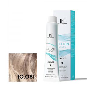 TNL 10.081 Крем-краска для волос Million Gloss, платиновый блонд пастельный ледяной, 100 мл.