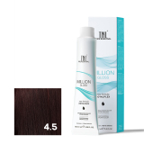TNL 4.5 Крем-краска для волос Million Gloss, коричневый махагоновый, 100 мл.