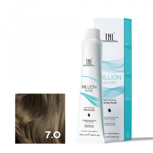 TNL 7.0 Крем-краска для волос Million Gloss, блонд, 100 мл.