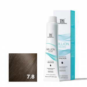 TNL 7.8 Крем-краска для волос Million Gloss, блонд карамель,100 мл.
