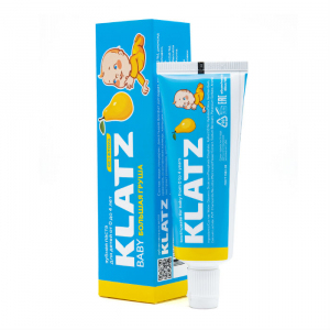 Klatz Зубная паста для детей BABY Большая груша без фтора, 48 мл