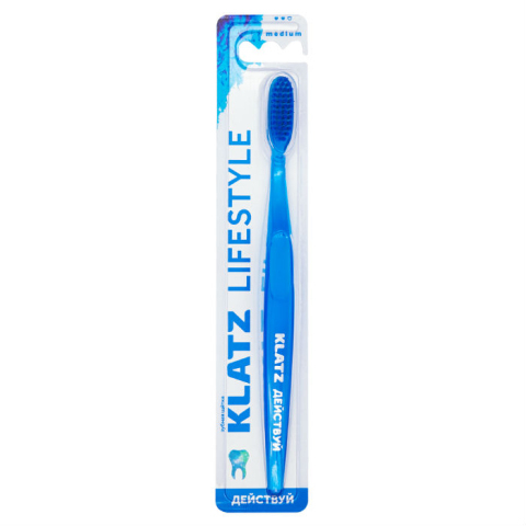 Klatz Зубная щетка для взрослых LIFESTYLE средняя