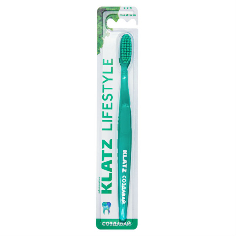 Klatz Зубная щетка для взрослых LIFESTYLE средняя