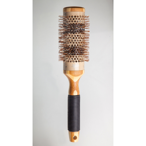 Термобрашинг Ставвер деревянный с резиновой ручкой, 32 мм