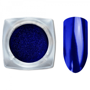 Cosmake 12 Зеркальный блеск ХРОМ втирка для ногтей 1 гр (Синий)