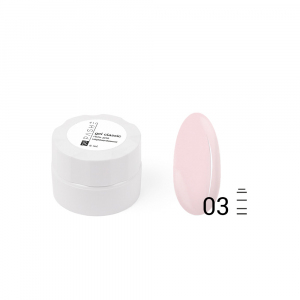 Гель для наращивания ногтей PASHE №03 прозрачный розовый, 10 мл.