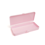 Пластиковый контейнер для хранения прямоугольный, розовый