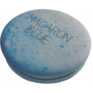 РМР-2622 DEWAL Зеркало карманное круглое Макарони голубое, 6*6*1,5см