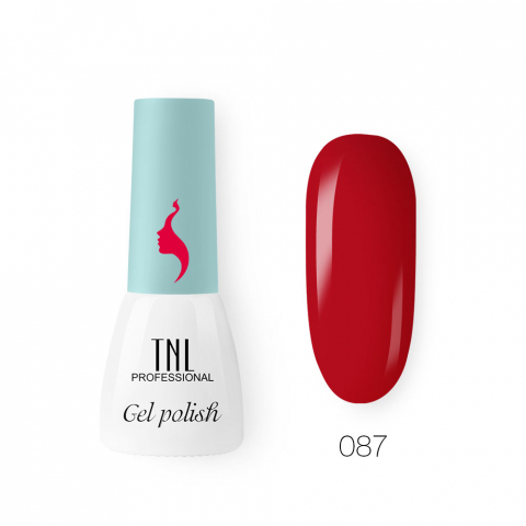 TNL Гель-лак 8 Чувств Mini №087 роскошный красный, 3,5 мл.