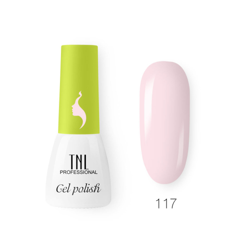 TNL Гель-лак 8 Чувств Mini №117 розовый крем, 3,5 мл.