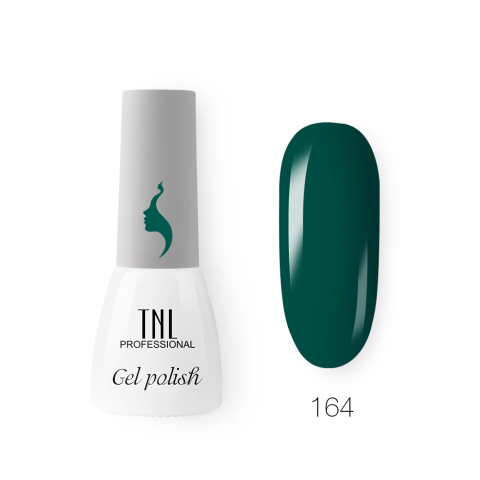 TNL Гель-лак 8 Чувств Mini №164 насыщенно-зеленый, 3,5 мл.