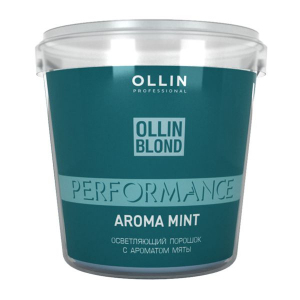OLLIN BLOND Осветляющий порошок с ароматом мяты, 500 гр.