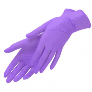MediOk Перчатки нитриловые неопудренные смотровые М/50 пар Фиолетовые