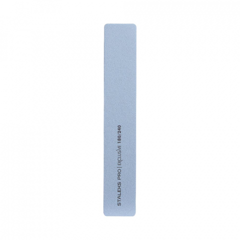 NFX-32/2 Staleks Пилка для ногтей прямая широкая, минеральная, 180/240 грит