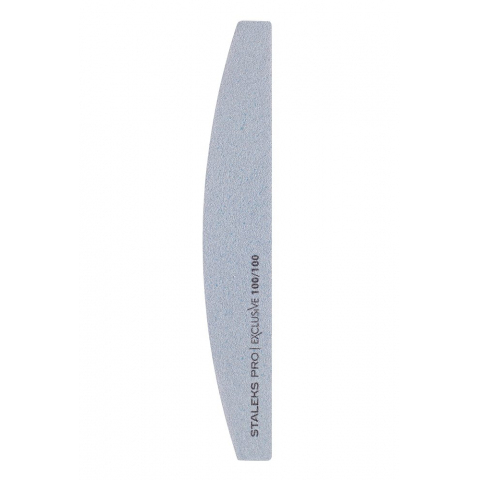 NFX-42/4 Staleks Пилка для ногтей Полумесяц минеральная, 100/100 грит