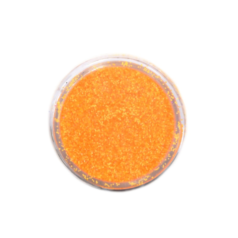 Меланж-сахарок для дизайна ногтей №25 неон кислотно-оранжевый