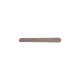 TNL Пилка для ногтей тонкая 180/240, деревянная коричневая, в индив. упаковке 13 см.