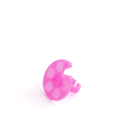 Пластиковое кольцо для смешивания, 10 шт/упак. розовое