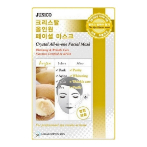 6070 МЖ Junico Маска для лица тканевая с аргановым маслом, 25 гр.