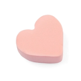 1002119 TNL Спонж для макияжа сердце розовое объёмное