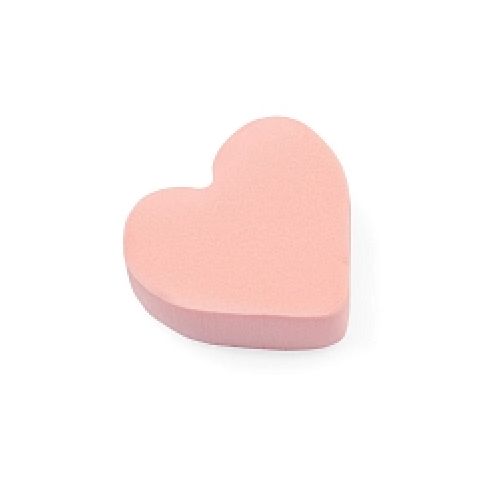 1002119 TNL Спонж для макияжа сердце розовое объёмное
