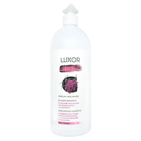 0215 Luxor Professional Шампунь для жирной кожи и сухих кончиков волос, 1000 мл.