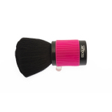 NB001 Pink Кисть-сметка настольная, натуральная щетина, ручка-пластик прорезин.