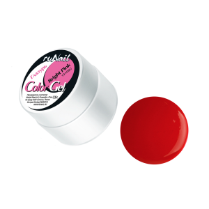 0096 RuNail Цветной УФ-Гель Ярко-розовый полупрозрачный, 7,5 гр.