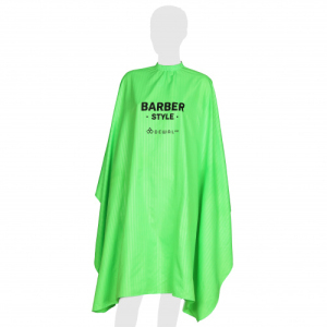 AA02BS Green Пеньюар для стрижки '"Barber Style", 140*158 см.