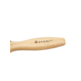 BRBAM-163 DEWAL Щетка массажная BAMBOO деревянная, пластиковый штифт + натуральная щетина, овальная, 11 рядов