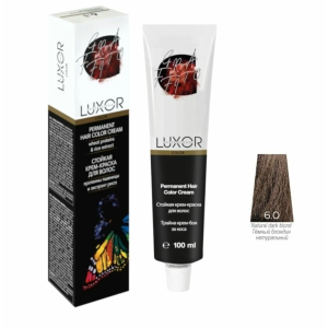 Luxor Professional Крем-краска 6.0 Тёмный блондин натуральный, 100 мл.
