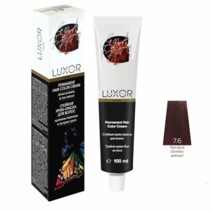 Luxor Professional Крем-краска 7.6 Блондин красный, 100 мл.